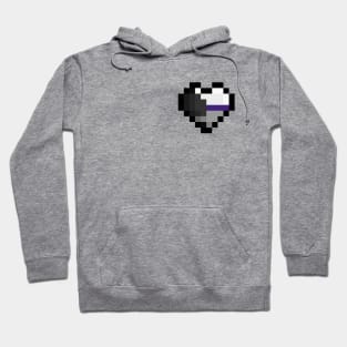 Pixel Heart Demisexual Hoodie